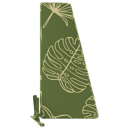 vidaXL Back cushion SOEST 100% Polyester Leaf design 120 x 20 x 40 cm