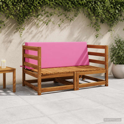 vidaXL Back cushion SOEST 100% Polyester Pink 120 x 20 x 40 cm