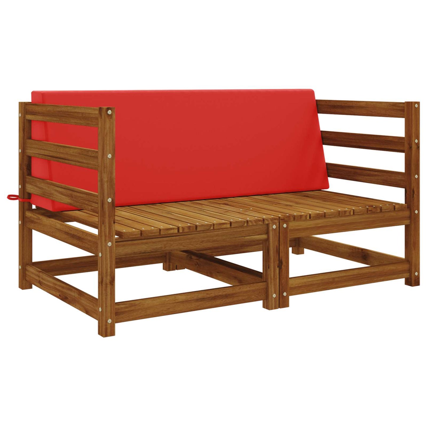 vidaXL Back cushion SOEST 100% Polyester Red 120 x 20 x 40 cm