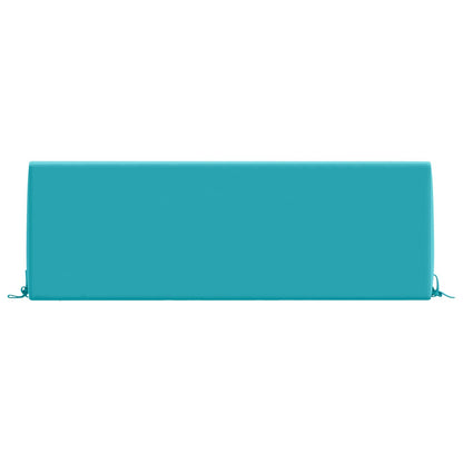 vidaXL Back cushion SOEST 100% Polyester Turquoise 120 x 20 x 40 cm