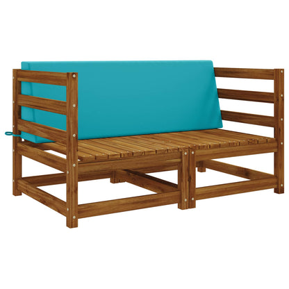 vidaXL Back cushion SOEST 100% Polyester Turquoise 120 x 20 x 40 cm
