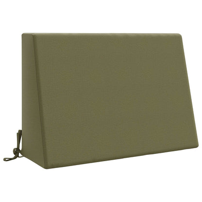 vidaXL Back cushion SOEST 100% Polyester Olive green 60 x 20 x 40 cm