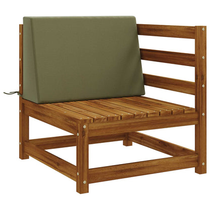 vidaXL Back cushion SOEST 100% Polyester Olive green 60 x 20 x 40 cm