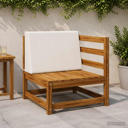 vidaXL Back cushion SOEST 100% Polyester White 60 x 20 x 40 cm