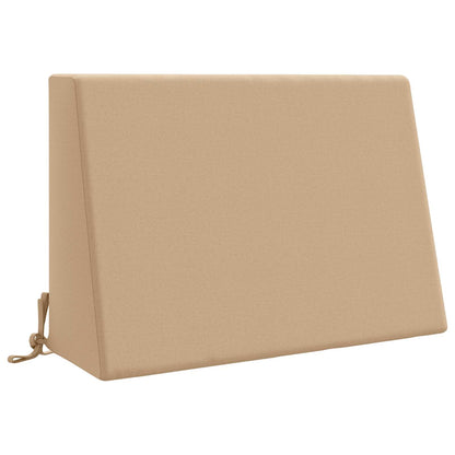 vidaXL Back cushion SOEST 100% Polyester Sand 60 x 20 x 40 cm