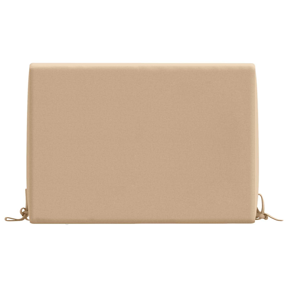 vidaXL Back cushion SOEST 100% Polyester Sand 60 x 20 x 40 cm