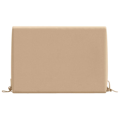 vidaXL Back cushion SOEST 100% Polyester Sand 60 x 20 x 40 cm