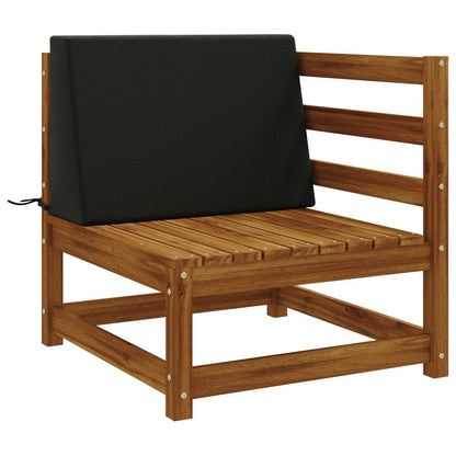 vidaXL Back cushion SOEST 100% Polyester Black 60 x 20 x 40 cm