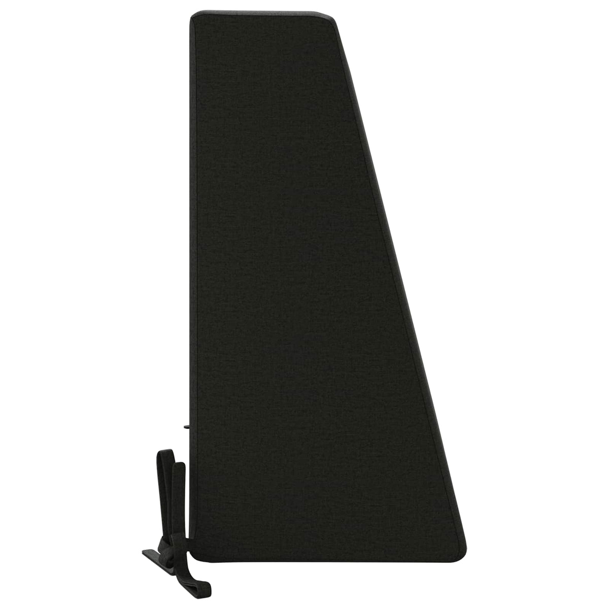 vidaXL Back cushion SOEST 100% Polyester Black 60 x 20 x 40 cm