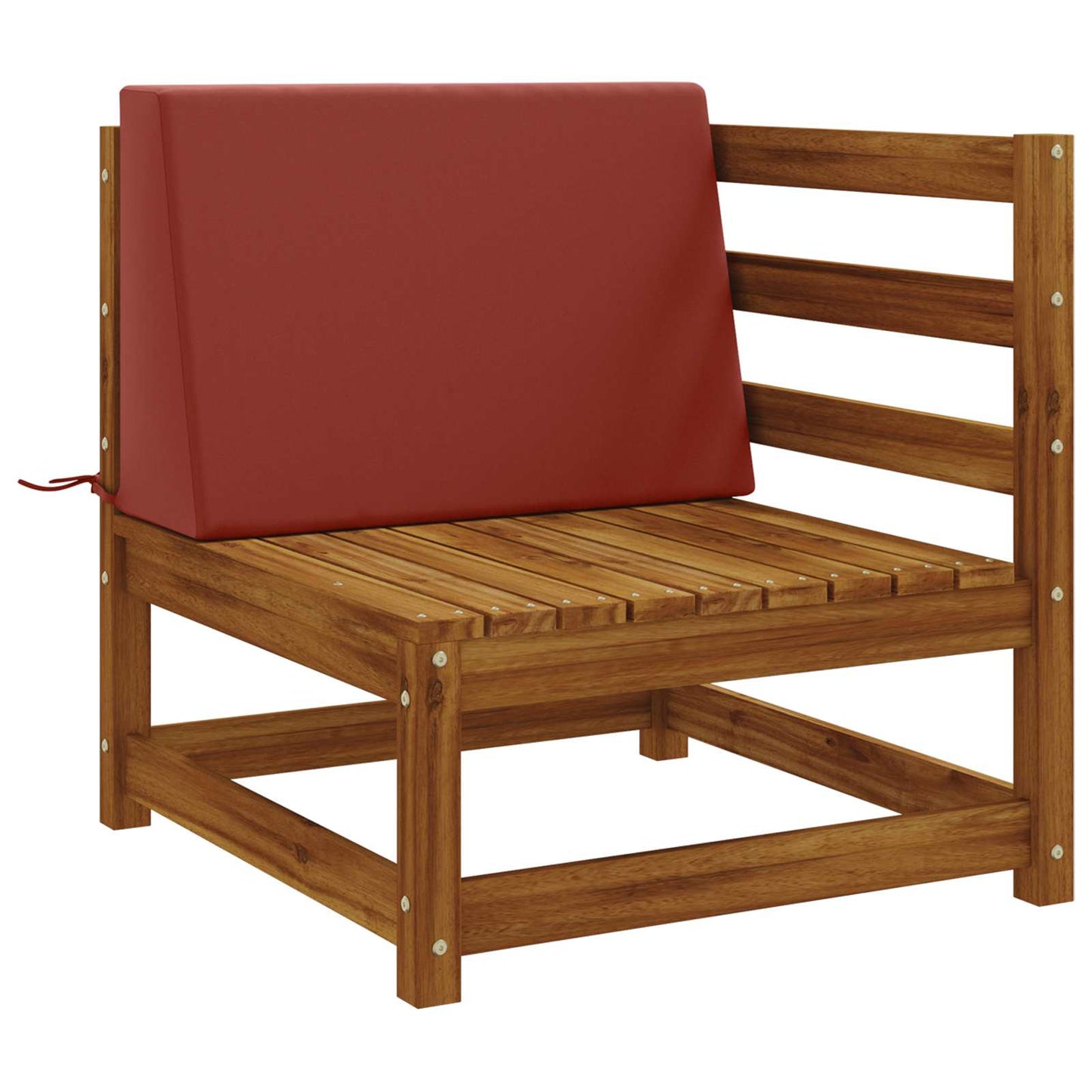 vidaXL Back cushion SOEST 100% Polyester Red 60 x 20 x 40 cm