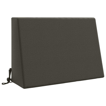 vidaXL Back cushion SOEST 100% Polyester Anthracite 60 x 20 x 40 cm