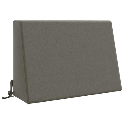 vidaXL Back cushion SOEST 100% Polyester Grey 60 x 20 x 40 cm