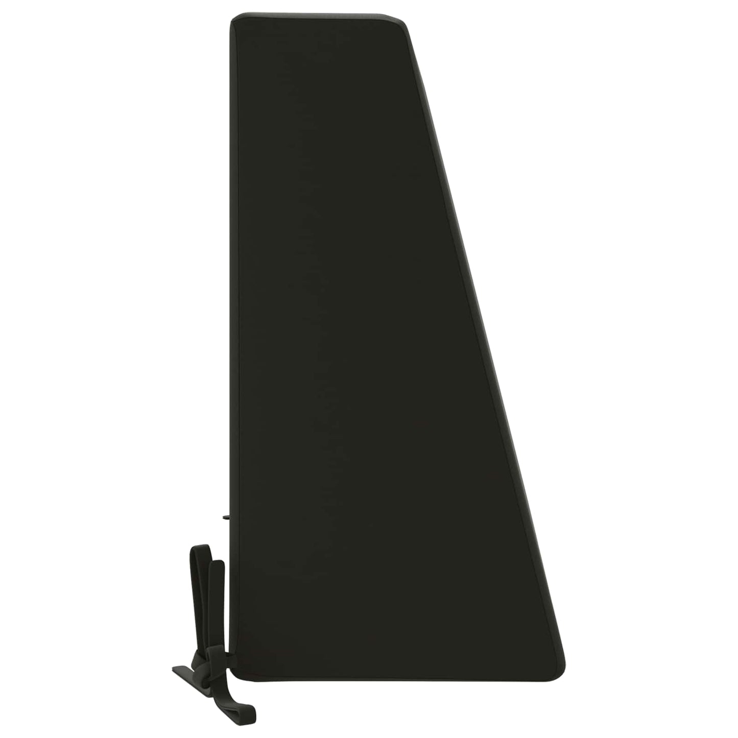 vidaXL Back cushion SOEST 100% Polyester Black 60 x 20 x 40 cm