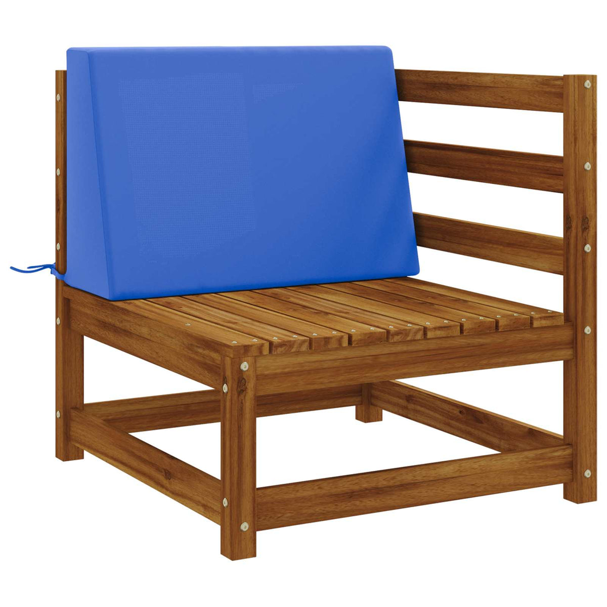 vidaXL Back cushion SOEST 100% Polyester Royal blue 60 x 20 x 40 cm