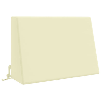 vidaXL Back cushion SOEST 100% Polyester Cream 60 x 20 x 40 cm