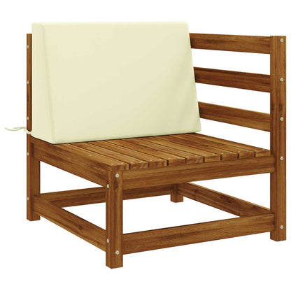 vidaXL Back cushion SOEST 100% Polyester Cream 60 x 20 x 40 cm