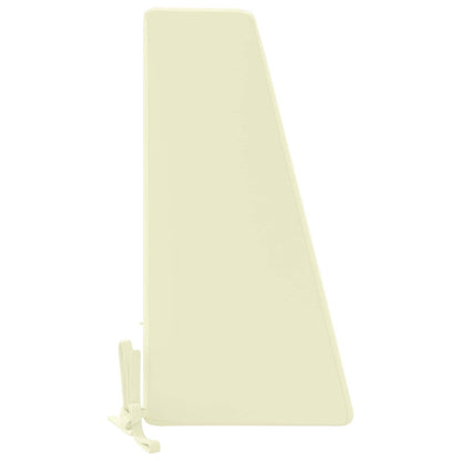 vidaXL Back cushion SOEST 100% Polyester Cream 60 x 20 x 40 cm