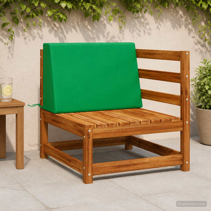 vidaXL Back cushion SOEST 100% Polyester Green 60 x 20 x 40 cm