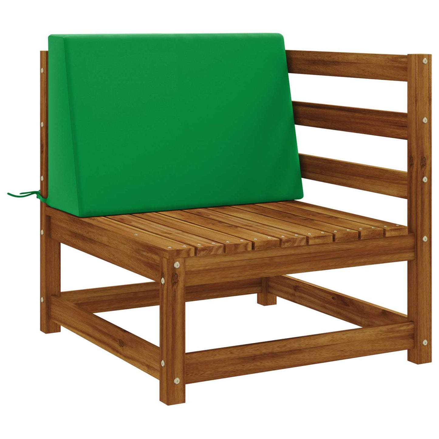 vidaXL Back cushion SOEST 100% Polyester Green 60 x 20 x 40 cm