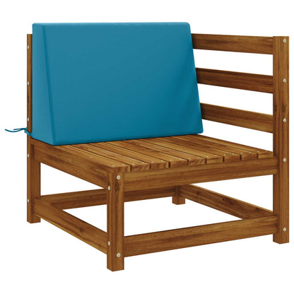 vidaXL Back cushion SOEST 100% Polyester Light blue 60 x 20 x 40 cm