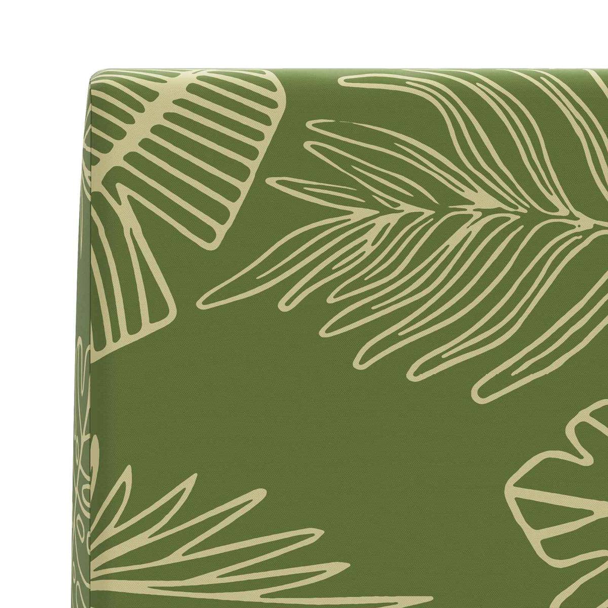 vidaXL Back cushion SOEST 100% Polyester Leaf design 60 x 20 x 40 cm