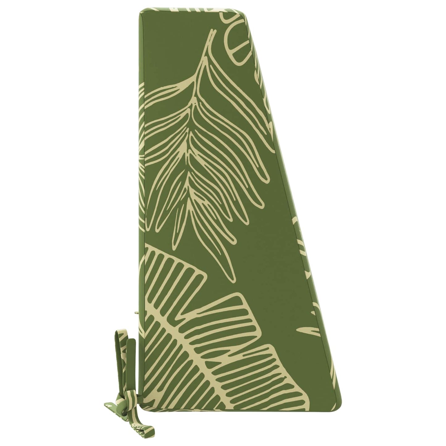 vidaXL Back cushion SOEST 100% Polyester Leaf design 60 x 20 x 40 cm