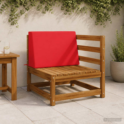 vidaXL Back cushion SOEST 100% Polyester Red 60 x 20 x 40 cm