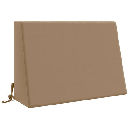 vidaXL Back cushion SOEST 100% Polyester Taupe 60 x 20 x 40 cm