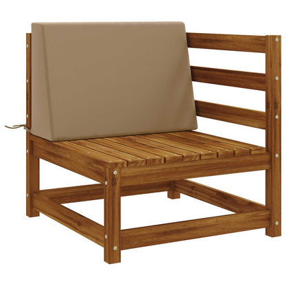 vidaXL Back cushion SOEST 100% Polyester Taupe 60 x 20 x 40 cm
