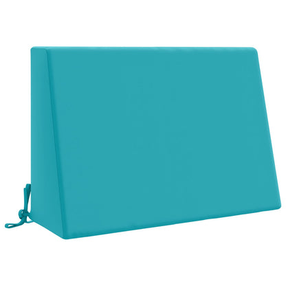 vidaXL Back cushion SOEST 100% Polyester Turquoise 60 x 20 x 40 cm