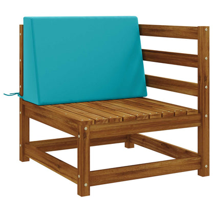 vidaXL Back cushion SOEST 100% Polyester Turquoise 60 x 20 x 40 cm