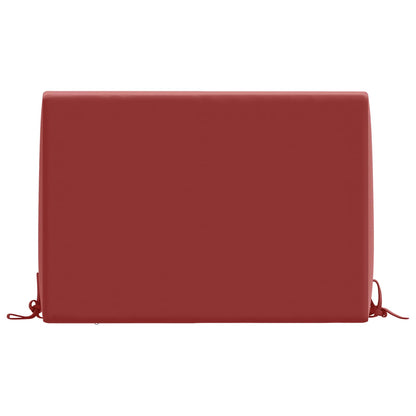 vidaXL Back cushion SOEST 100% Polyester Wine red 60 x 20 x 40 cm