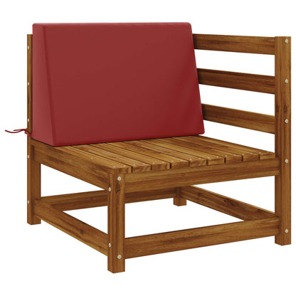 vidaXL Back cushion SOEST 100% Polyester Wine red 60 x 20 x 40 cm