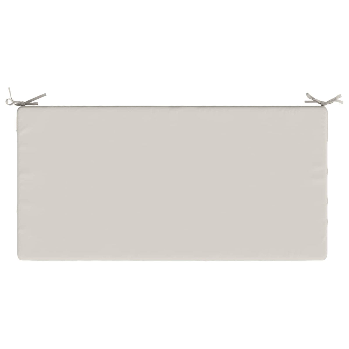 vidaXL Seat Cushion SOEST 100% Polyester White 120 x 80 x 10 cm