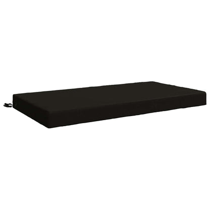 vidaXL Seat Cushion SOEST 100% Polyester Black 120 x 80 x 10 cm