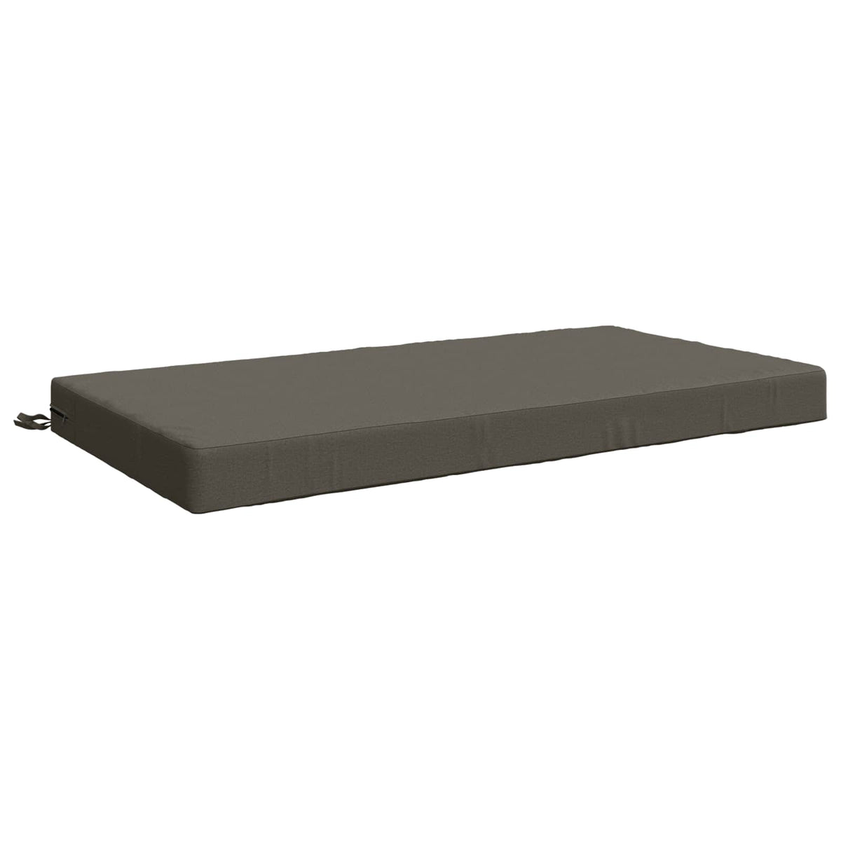 vidaXL Seat Cushion SOEST 100% Polyester Grey 120 x 80 x 10 cm