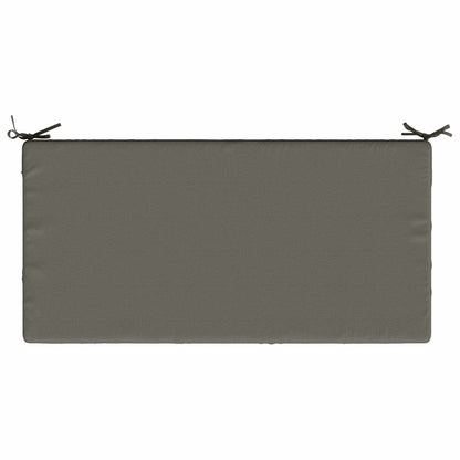 vidaXL Seat Cushion SOEST 100% Polyester Grey 120 x 80 x 10 cm