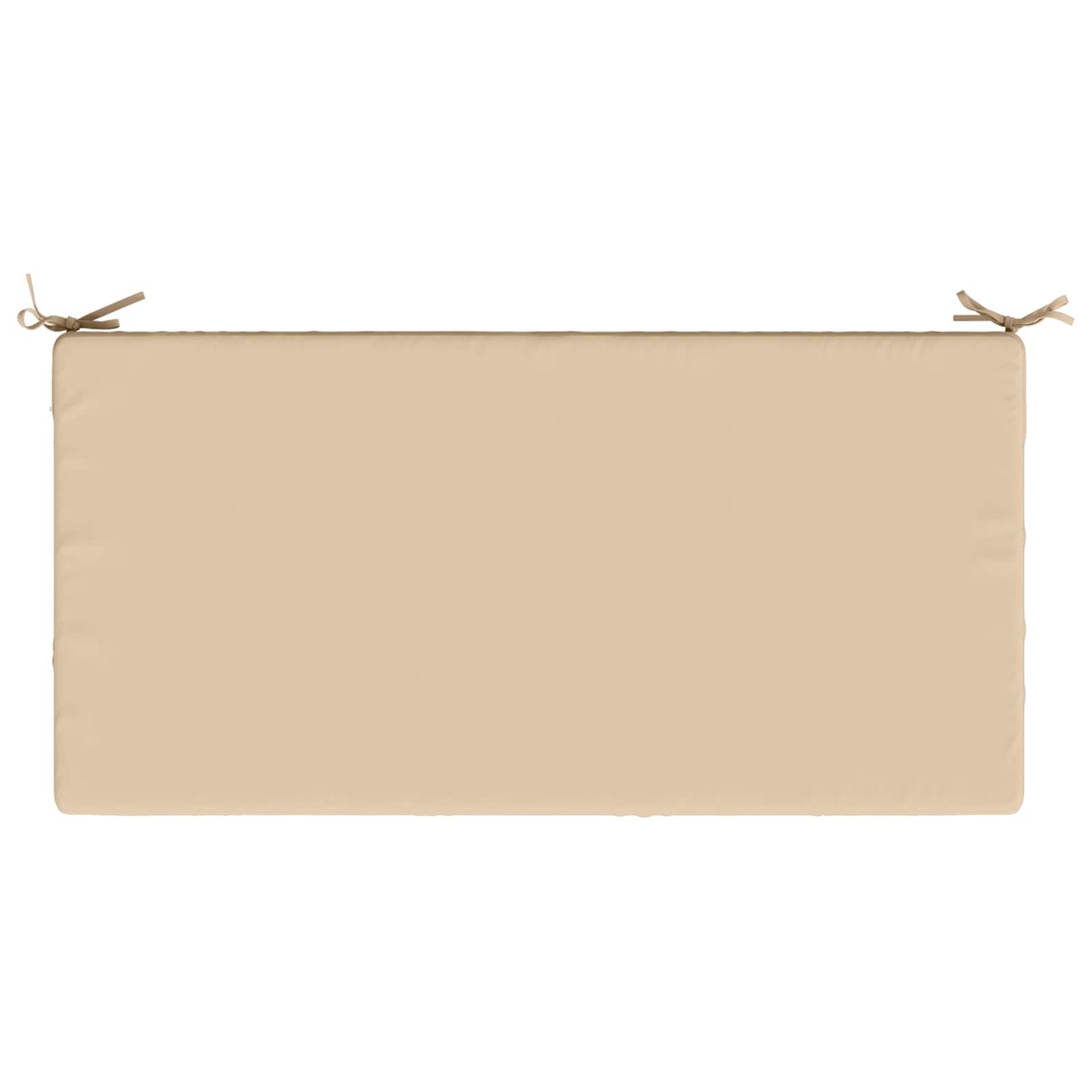 vidaXL Seat Cushion SOEST 100% Polyester Cream 120 x 80 x 10 cm