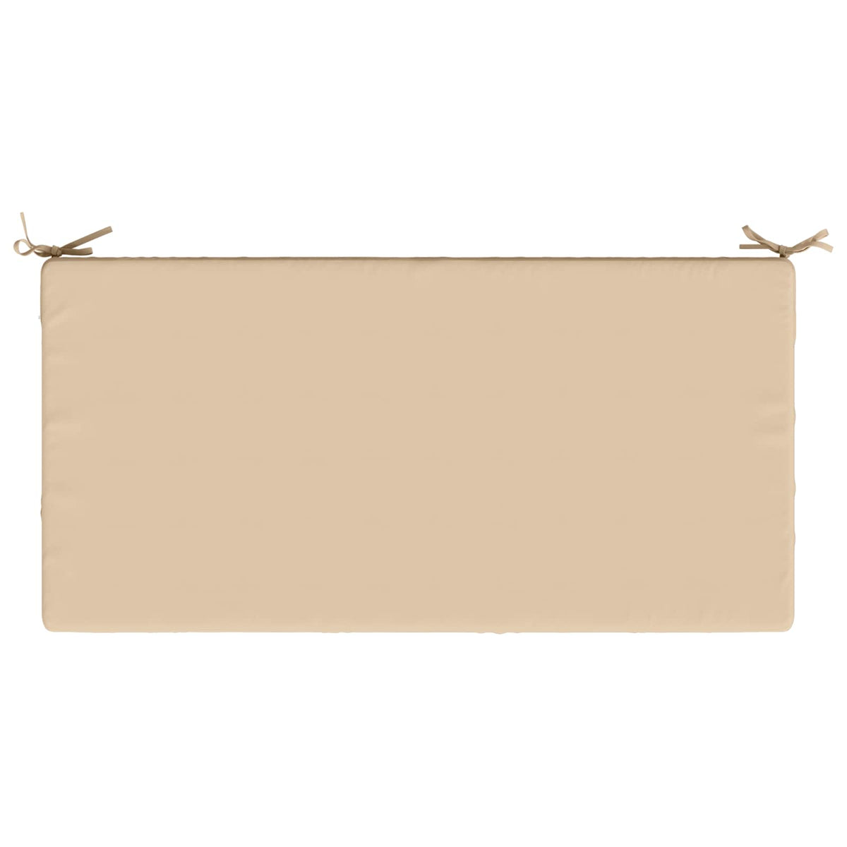 vidaXL Seat Cushion SOEST 100% Polyester Cream 120 x 80 x 10 cm