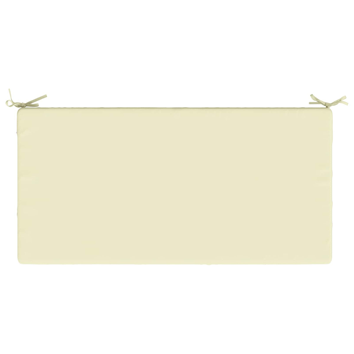 vidaXL Seat Cushion SOEST 100% Polyester Cream 120 x 80 x 10 cm