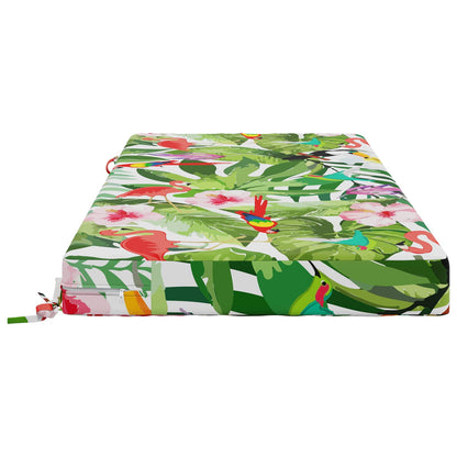 vidaXL Seat Cushion SOEST 100% Polyester Multicolour 120 x 80 x 10 cm