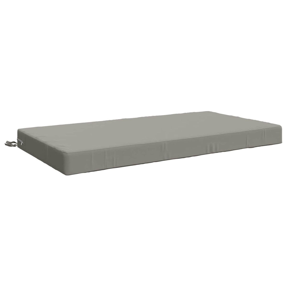 vidaXL Seat Cushion SOEST 100% Polyester Grey 120 x 80 x 10 cm