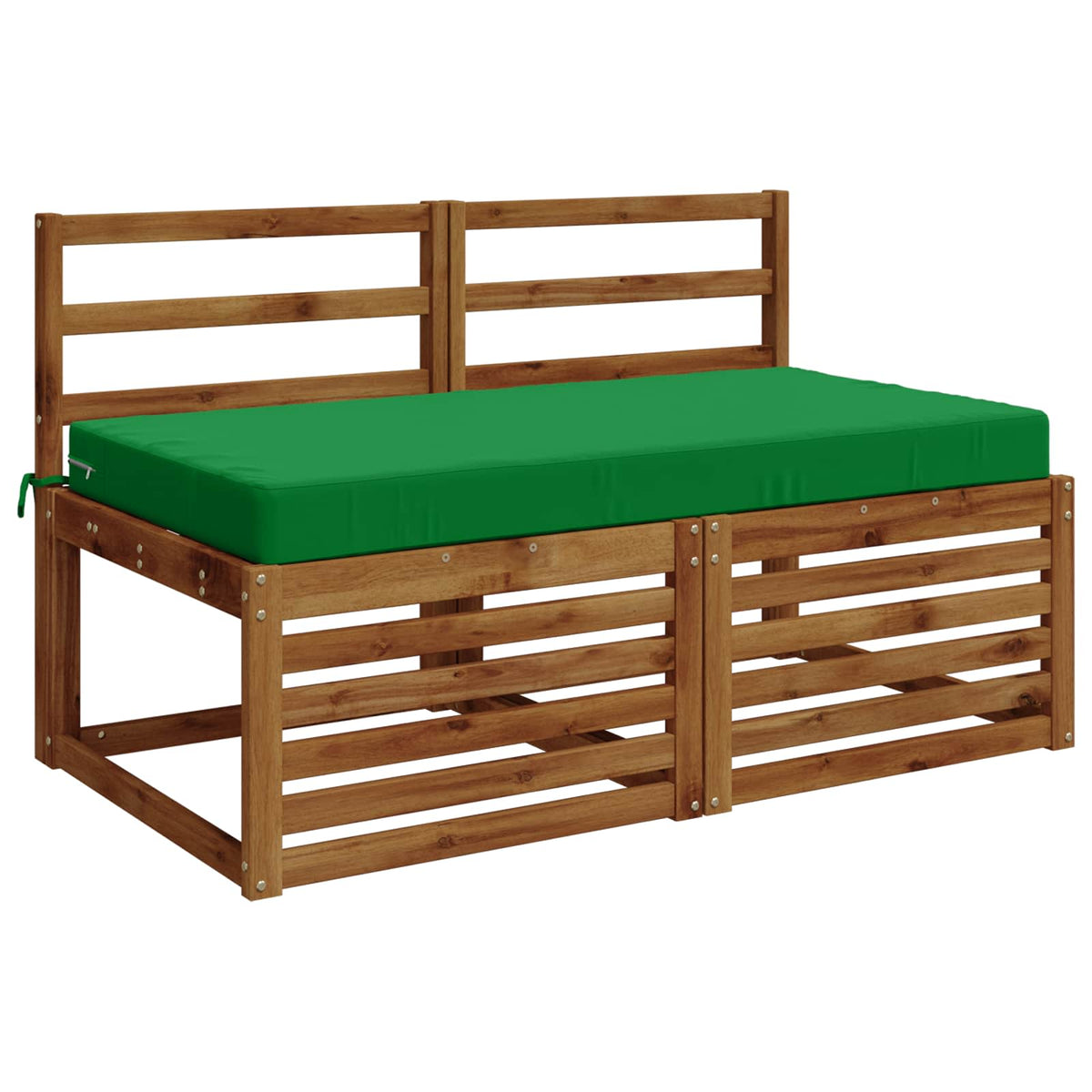 vidaXL Seat Cushion SOEST 100% Polyester Green 120 x 80 x 10 cm