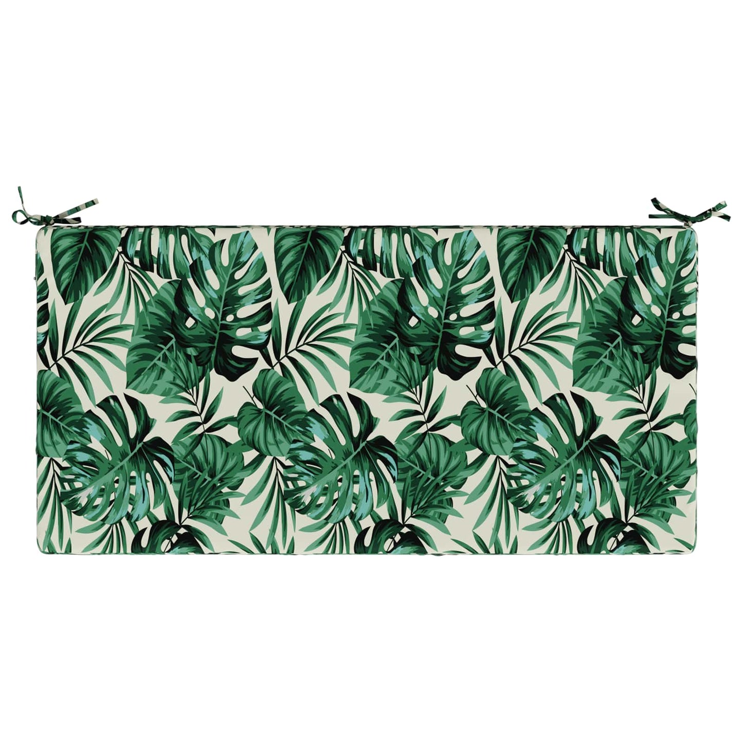 vidaXL Seat Cushion SOEST 100% Polyester Leaf Pattern 120 x 80 x 10 cm