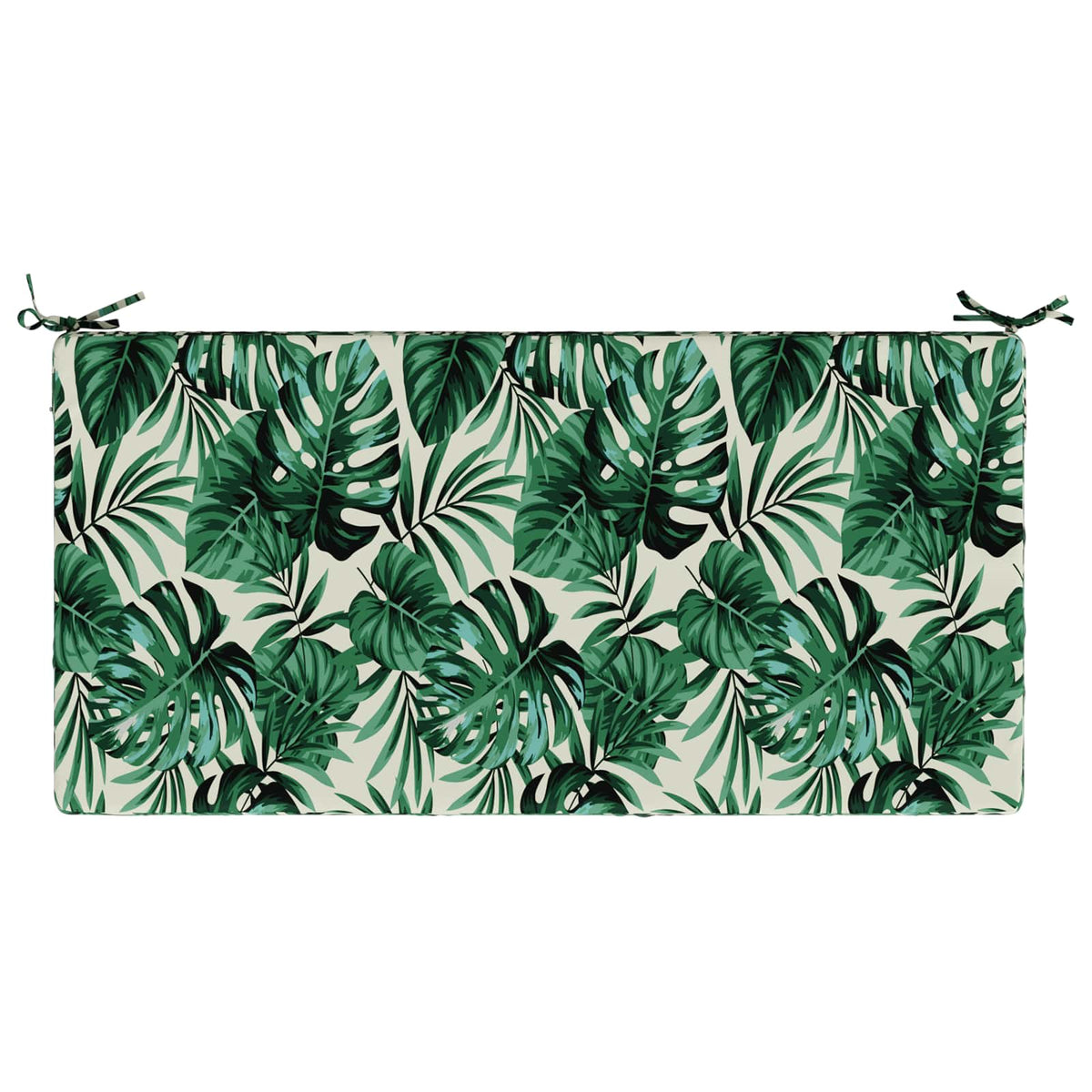vidaXL Seat Cushion SOEST 100% Polyester Leaf Pattern 120 x 80 x 10 cm