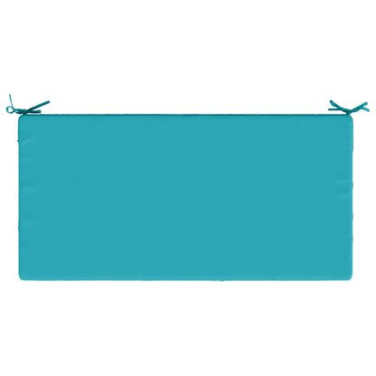 vidaXL Seat Cushion SOEST 100% Polyester Turquoise 120 x 80 x 10 cm