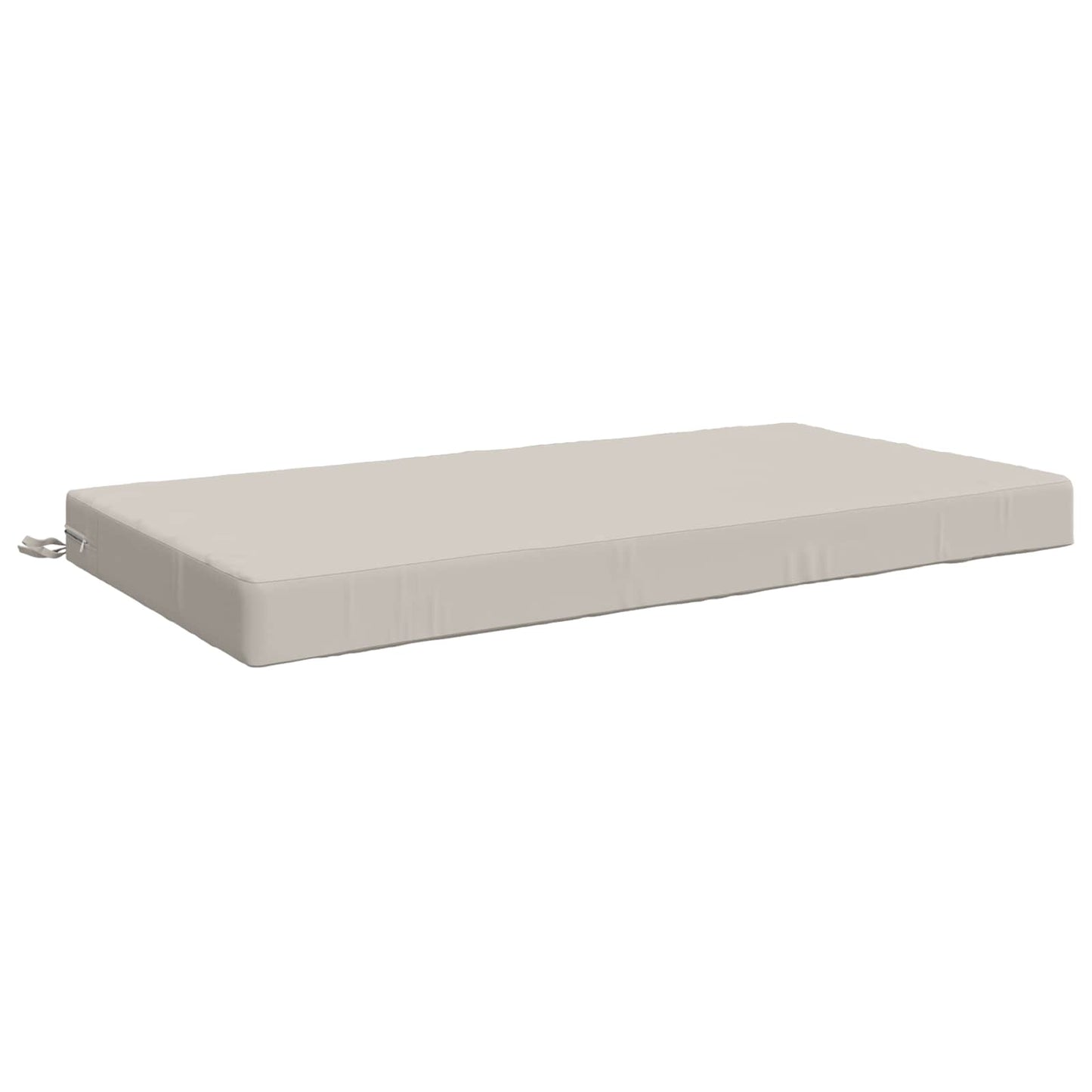 vidaXL Seat Cushion SOEST 100% Polyester White 120 x 60 x 10 cm