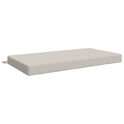 vidaXL Seat Cushion SOEST 100% Polyester White 120 x 60 x 10 cm