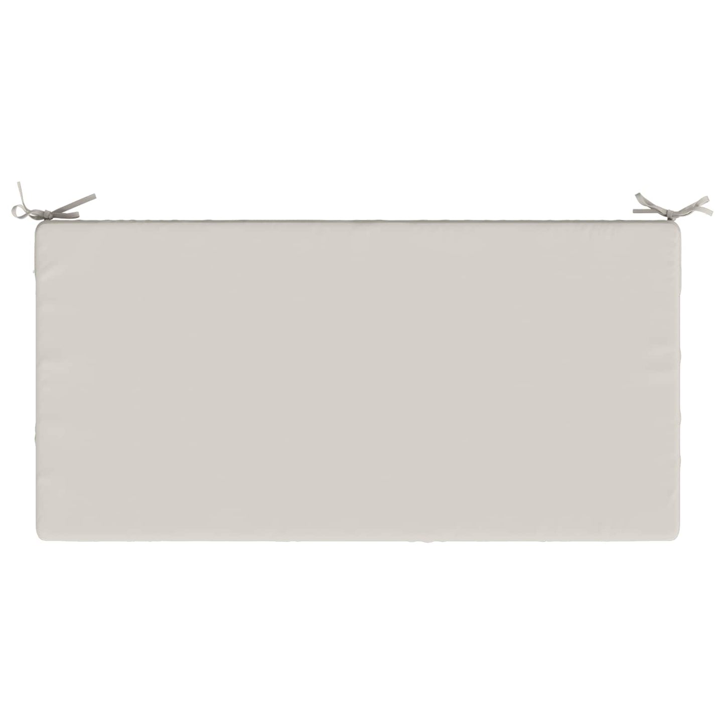 vidaXL Seat Cushion SOEST 100% Polyester White 120 x 60 x 10 cm