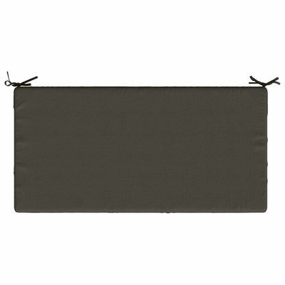 vidaXL Seat Cushion SOEST 100% Polyester Anthracite 120 x 60 x 10 cm